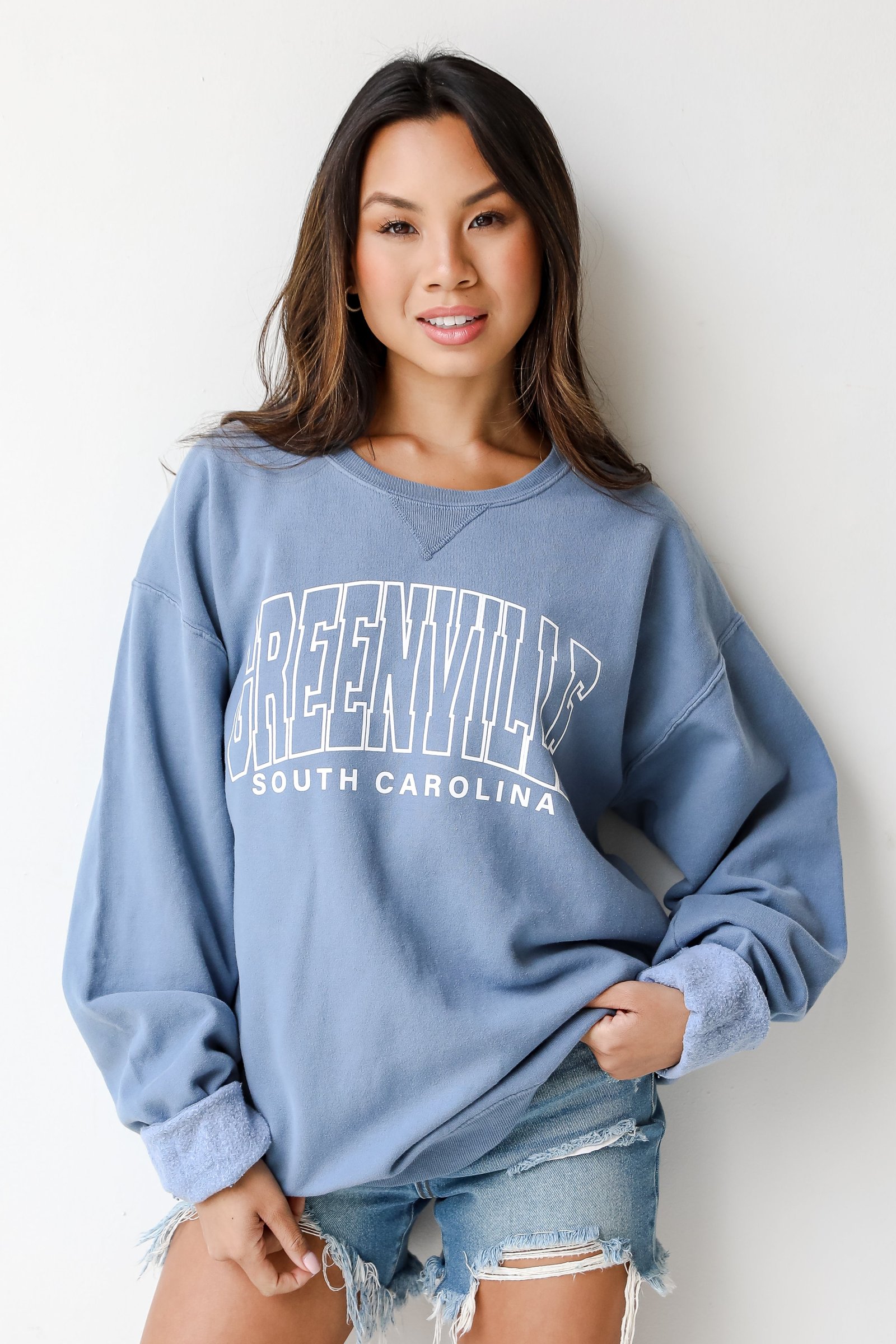 Light Blue Greenville South Carolina Sweatshirt